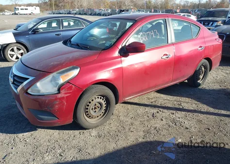 2016 Nissan Versa 1.6 S/1.6 S+/1.6 Sl/1.6 Sv from USA, damaged, VIN 3N1CN7AP0GL802695